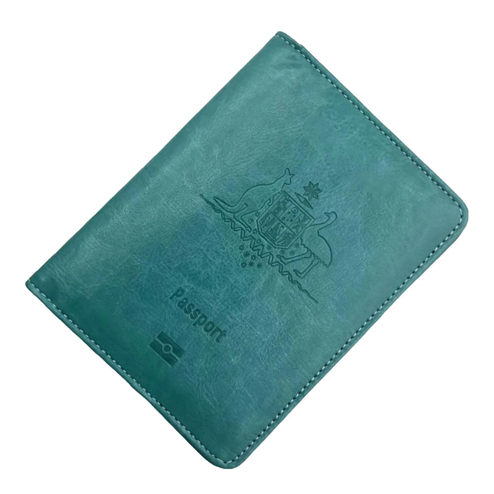 Soporte antirrobo de cuero para pasaporte de negocios, BILLETERA, accesorios de viaje para mujeres y hombres