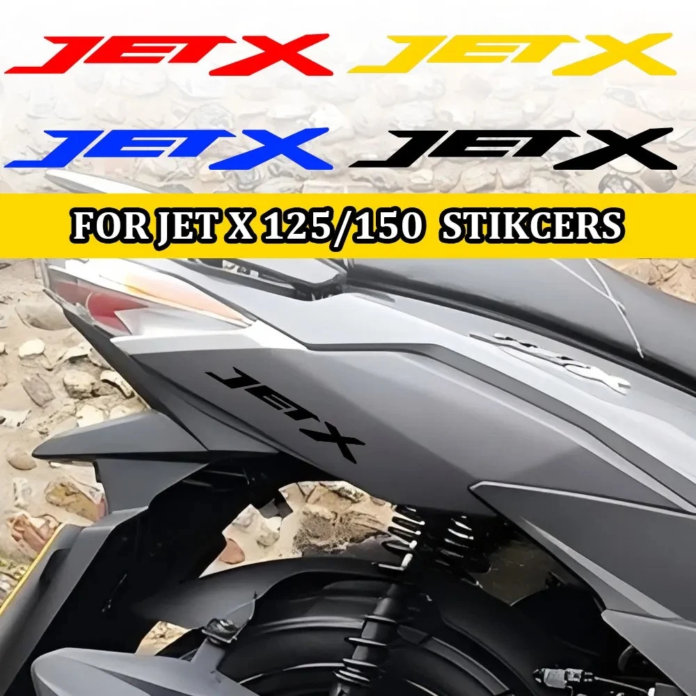 

2pcs For Sanyang SYM JET X 125 Accessories JETX 150 200 X125 2022 2023 2024 Motorcycle Stickers Waterproof Decal