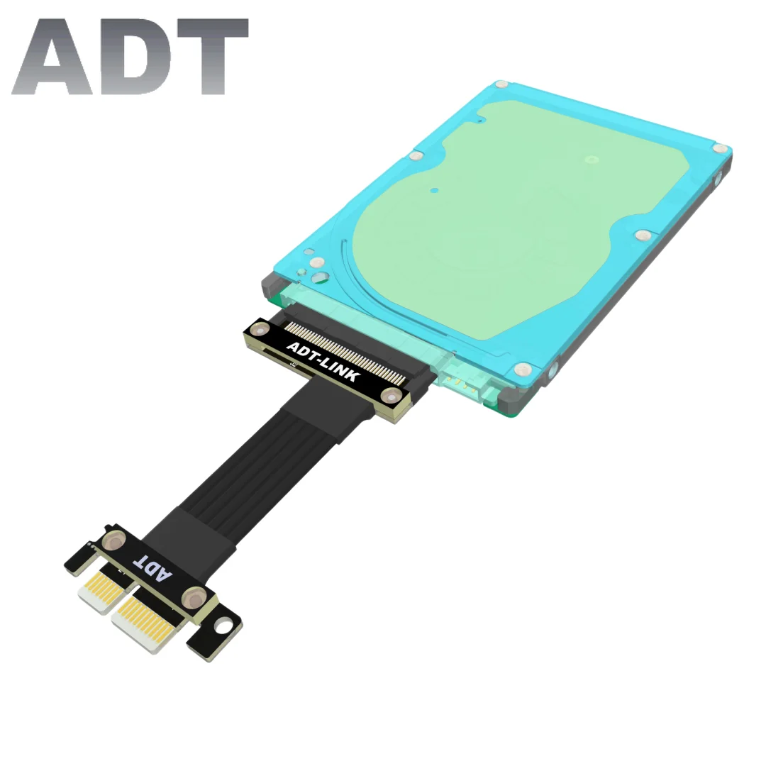 

ADT Riser PCIe 4.0 X1 To U.2 SSD (SFF-8639) Extender Adapter Extension Cable PCI-E PCI Express 3.0 1x To U2 R17SF R17SL R17SL-TU