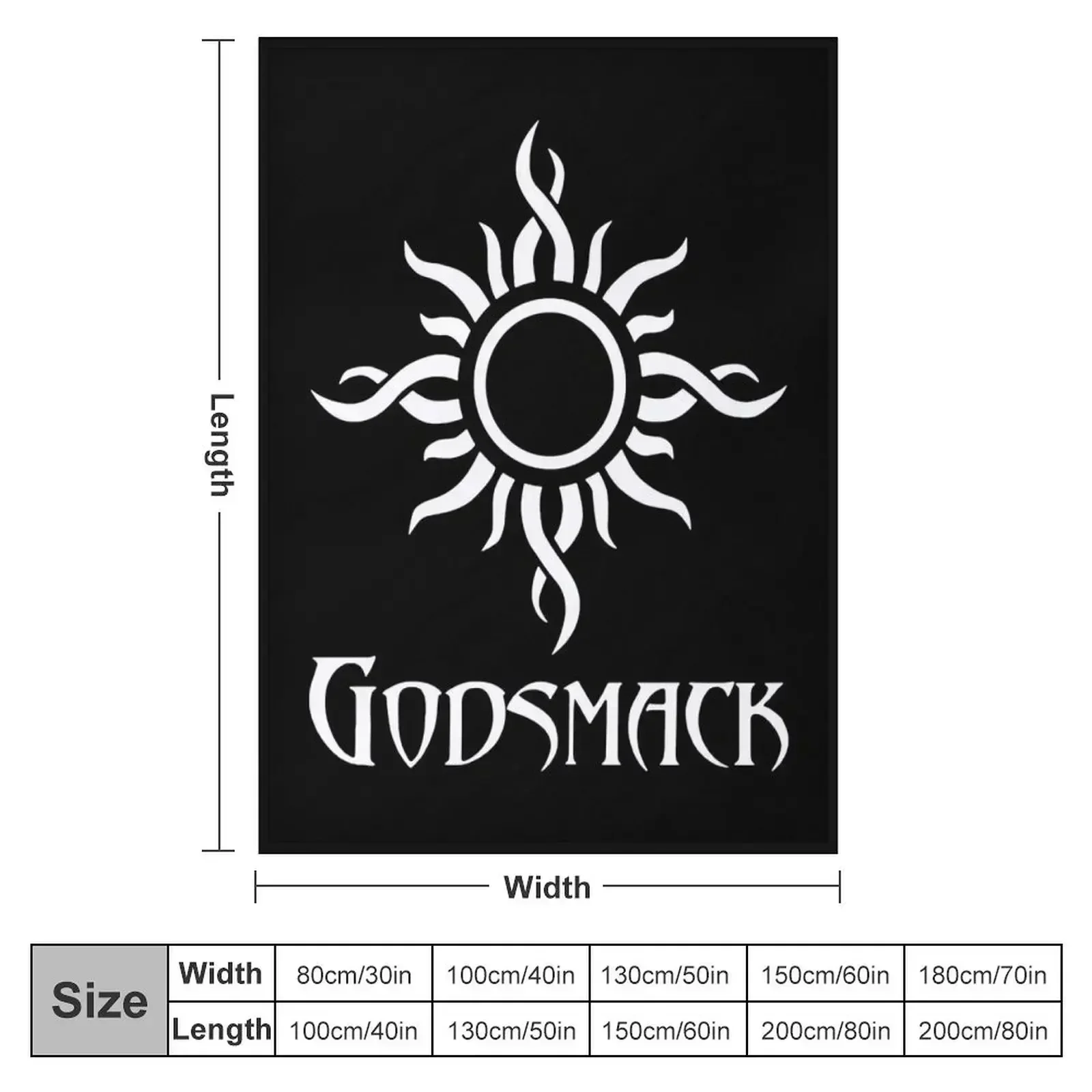 Best Again G-O-D-S-M-A-C-K Hype Merch Throw Blanket Thermals For Travel Personalized Gift Custom Blankets