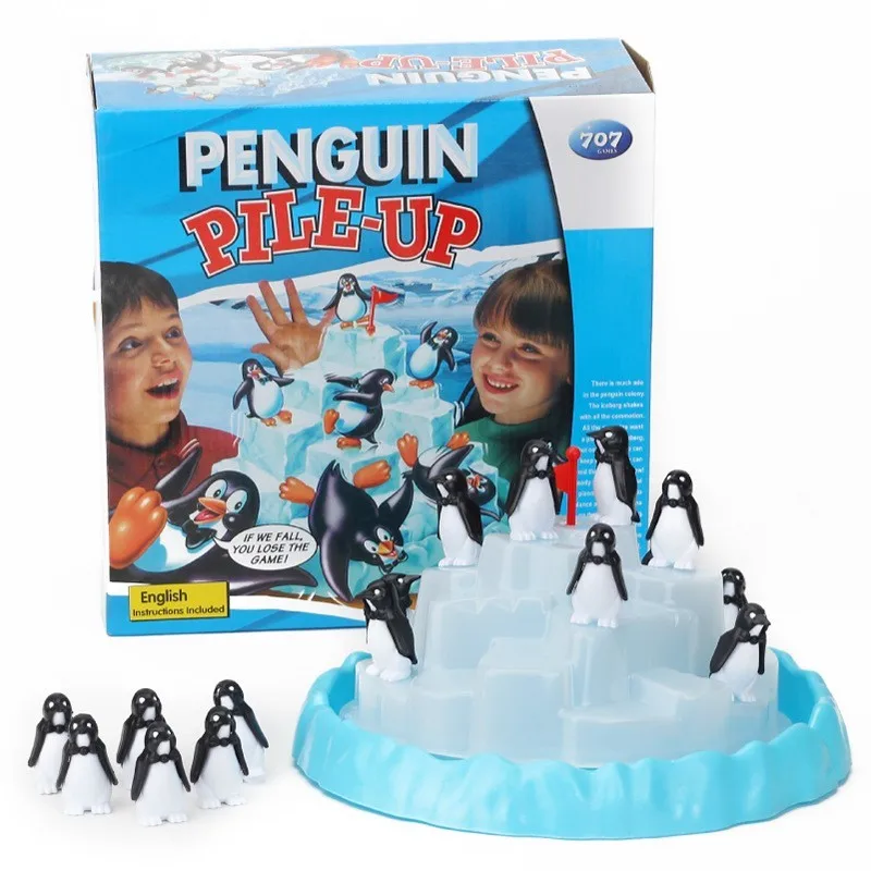 Iceberg Stacked Penguin Balanced toys Board Game Puzzle Toys Early Education Gathering party game props birthday gift for kids