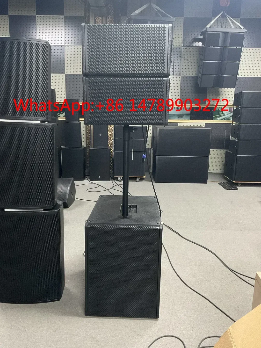 10 Inch Bass Tweeter Combined Active Line Array Speaker Multi-scene Application