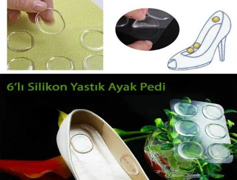 Foot Tapping Silicone Pads (6 pcs) U97