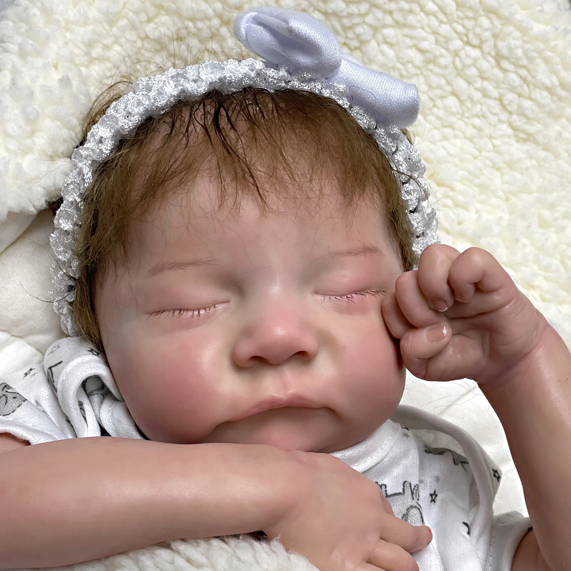 

20 Inch Soft Silicone Reborn Dolls Finished Artist Painted Levi Dolls Handmade Lifelike Bebe Newborn For Children's Gifts