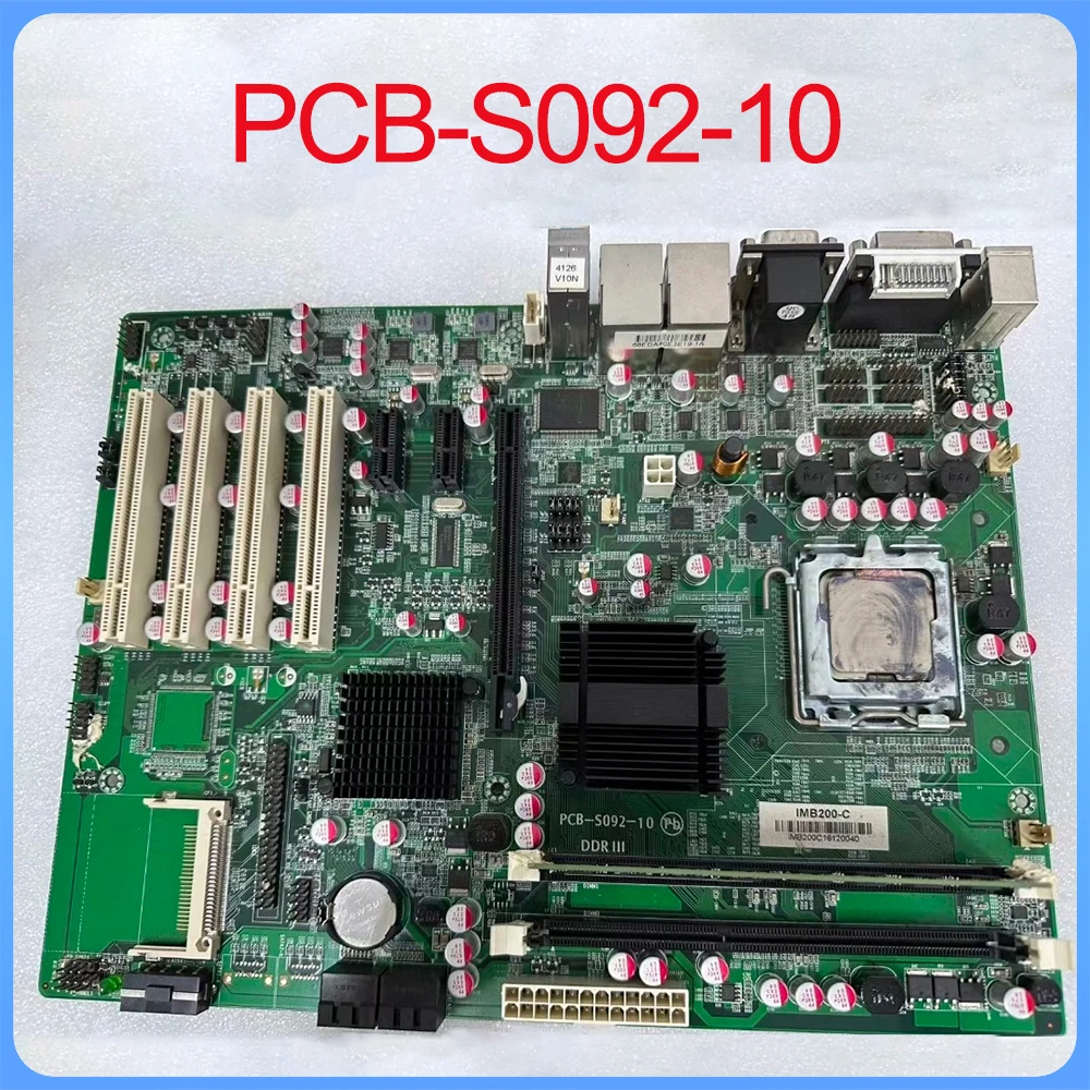 Industrial computer mainboard IMB200-C PCB-S092-10 dual network ports