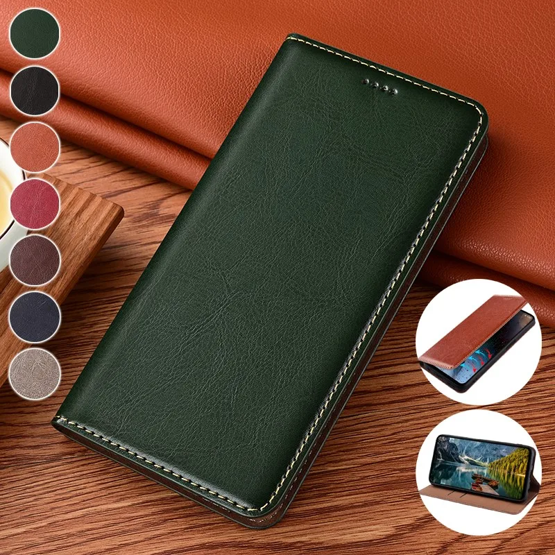 Case For Realmi Realme GT Neo 2 3T 5 6 6T SE Pro 5G GT6T GT6 256/512 Magnetic Wallet Carzy House Genuine Leather Cover Bags