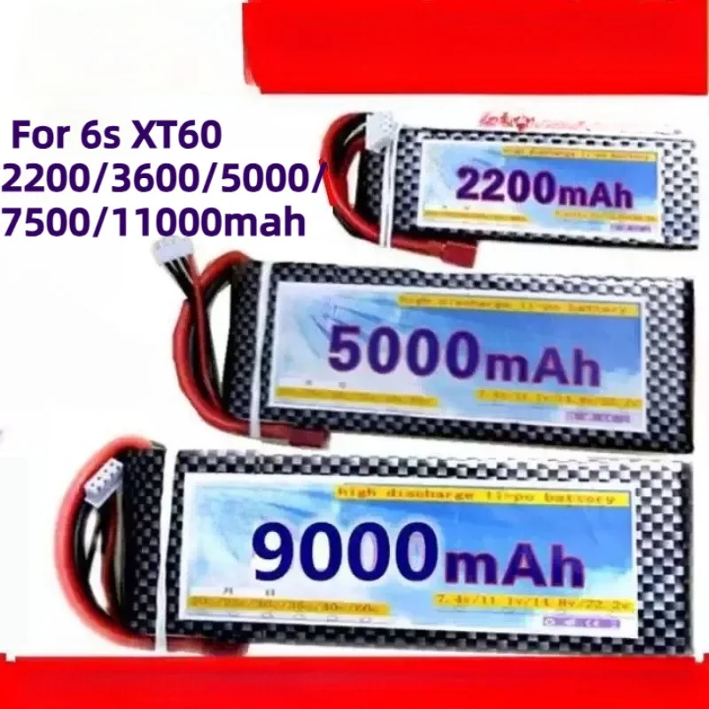 For 6s XT60 2200-11000mah Model Aircraft Lithium Battery Remote Control Car/boat/drone