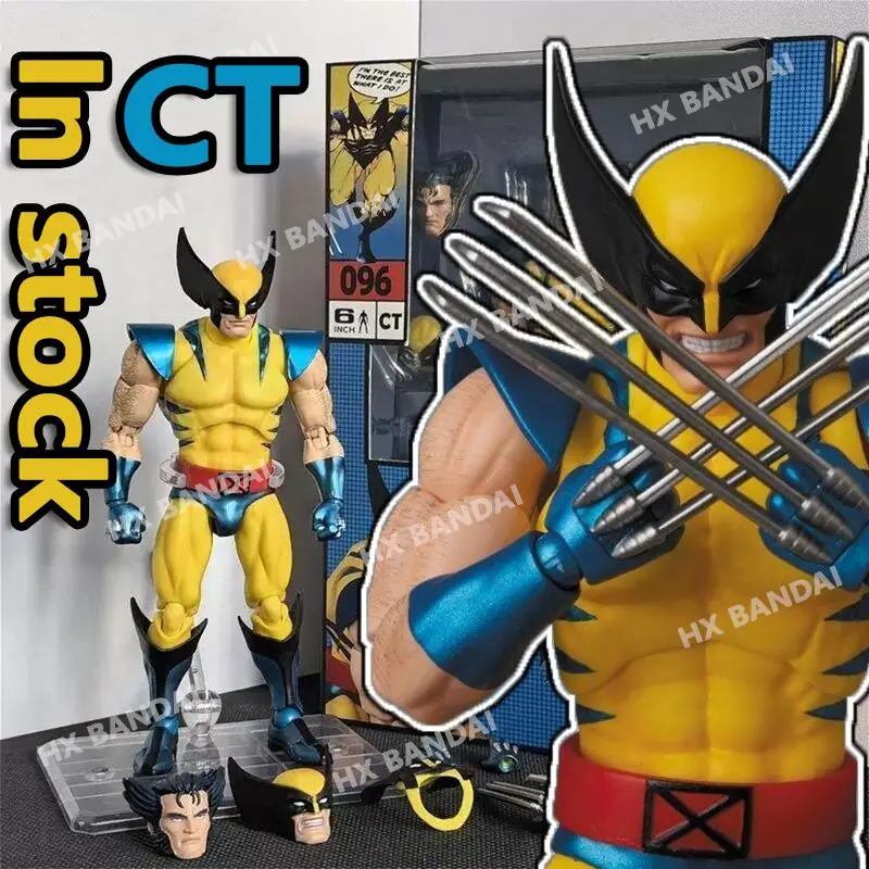 

In Stock Ct Toys Wolverine Mafex 096 Figure 138 Brown Comic Ver X-Men Anime Action Figure Figurine Model Customized Gifts Toys