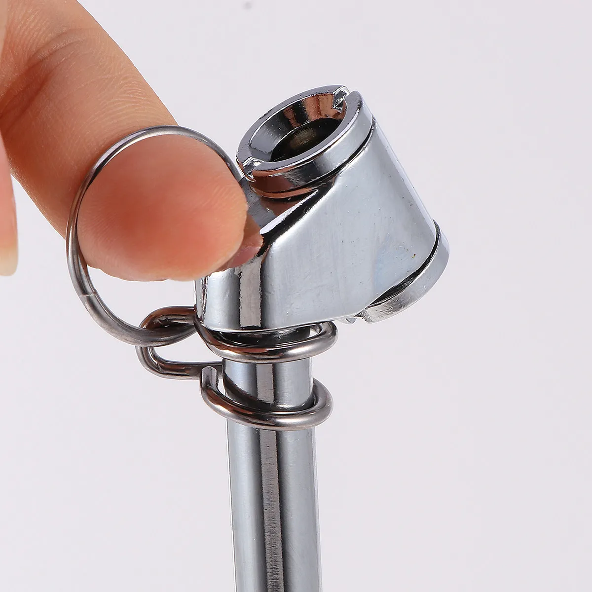 

1Pcs Pencil Tire Pressure Gauge Metal Stem Chrome Plated Accurate Mechanical Air Gage Single Chuck Portable Tyre Checker for Car