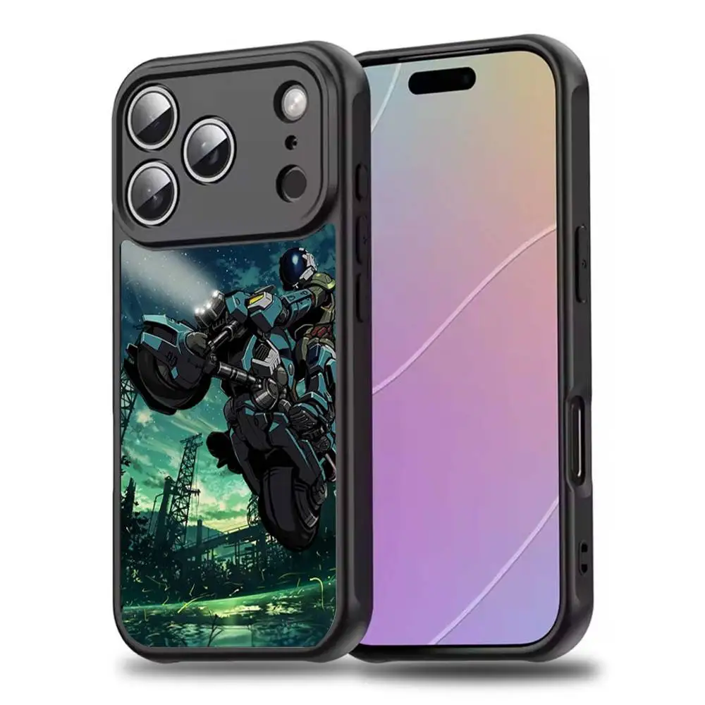 R-robotechES m-macross coque de téléphone pour iPhone 17,16,15,14,13,12,11,Pro,Max,Plus,Mini,SE4,E charge sans fil magnétique Magsafe