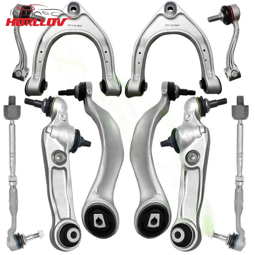 

10pcs Control Arm Tie Rod Link Kit for Rolls-Royce Ghost Front Upper Lower 31126782181 31126782182 31126775967 37106782633