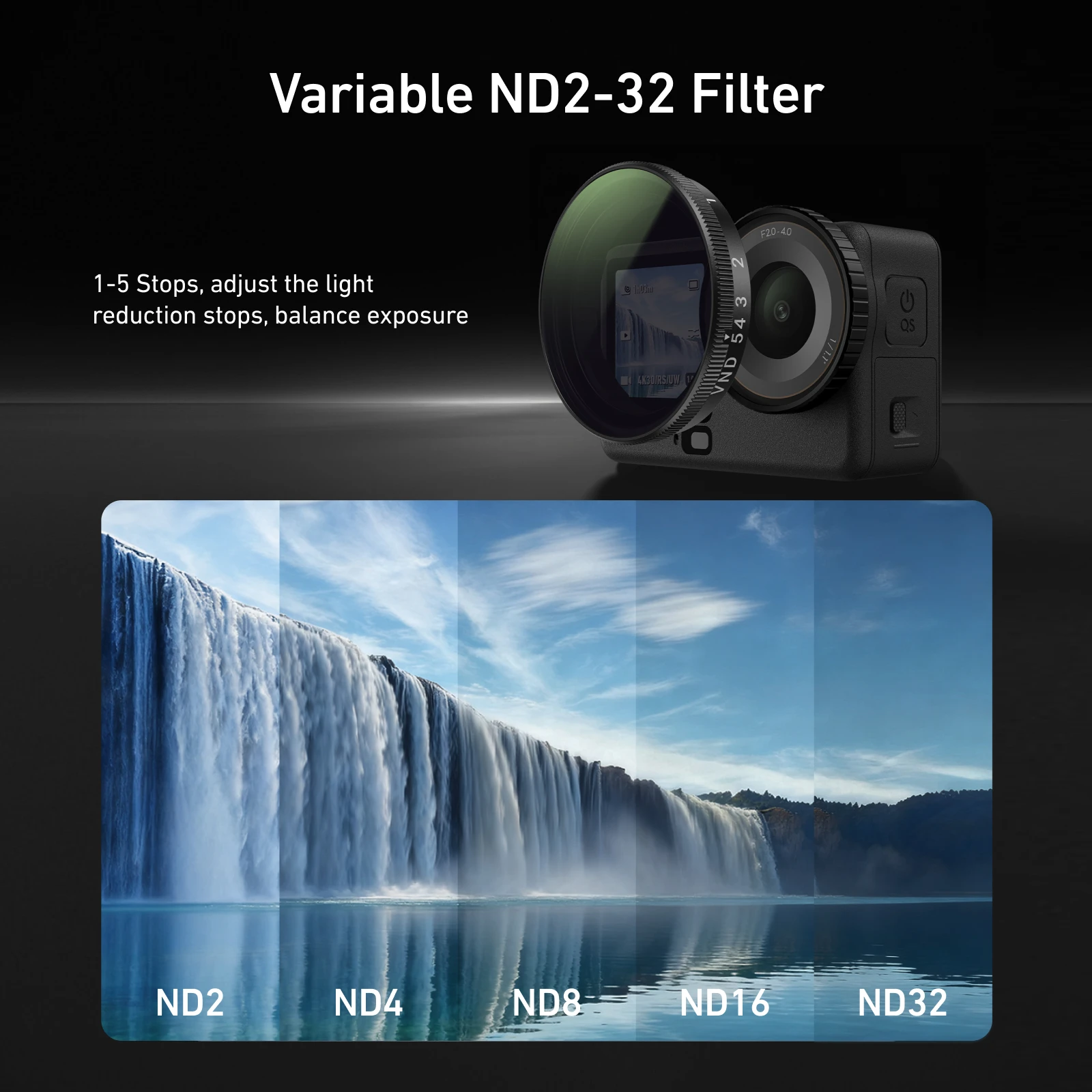 TELESIN ND CPL UV VND 2–32 レンズ - Nd Filter Set のレビューと価格