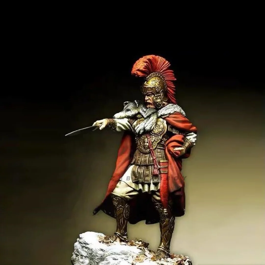 

1/24 Scale Resin Figure 90mm Roman commanding generalAssemble Model Kit Unassembled and Unpainted 3D Statue toy