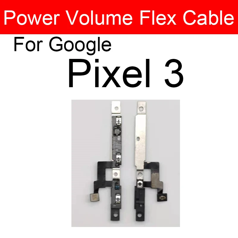 Power Volume Flex Cable For Google Pixel XL 2 2XL 3 3XL 3A 4 4XL 4A XL 5 5A 5G Side Buttons Power Volume Key Flex Ribbon Parts