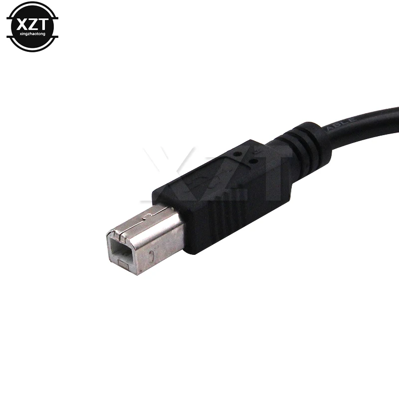 USB 2,0 B штекер-USB B Женский Удлинительный кабель для принтера 0,3 м/0,5 м