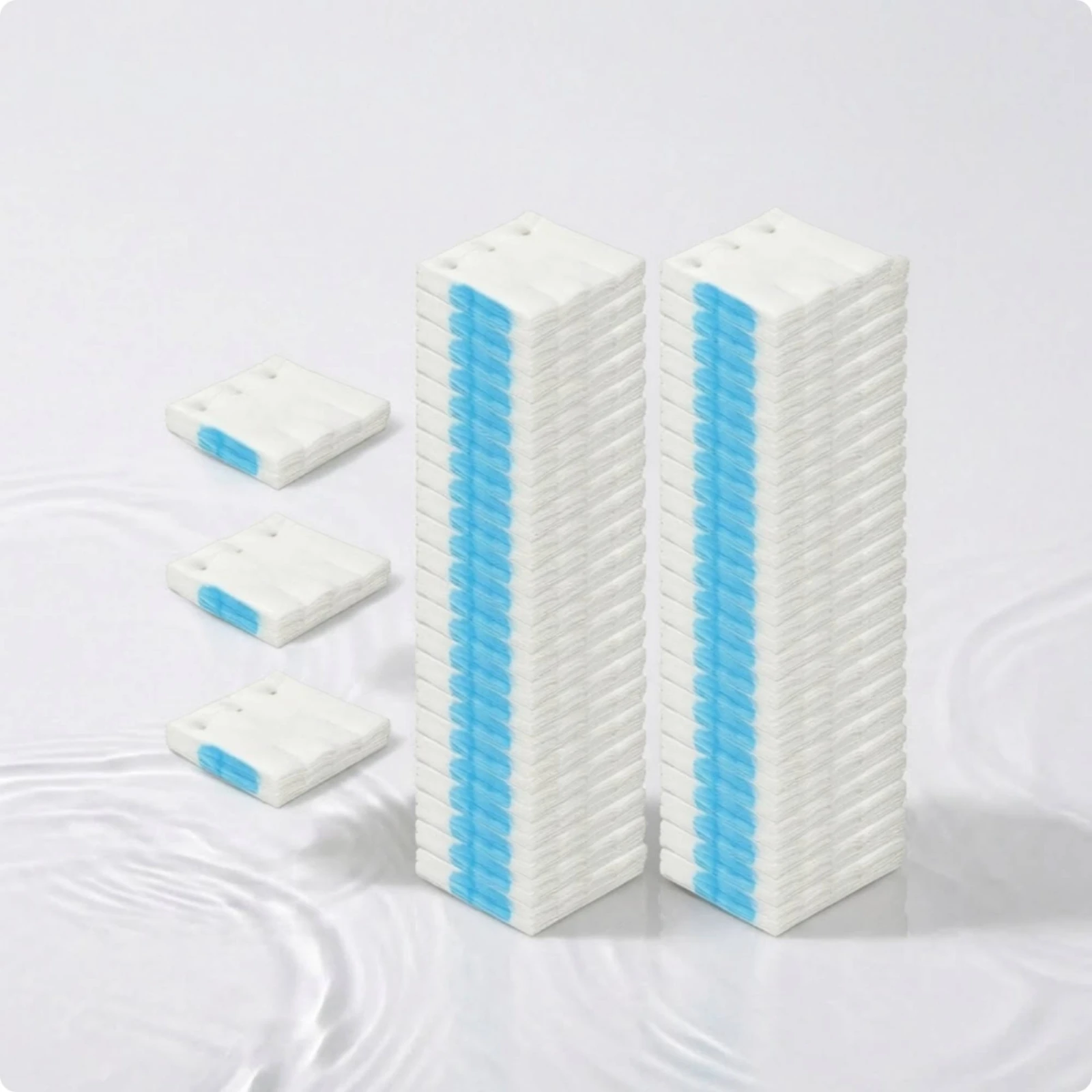 36 Pieces Toilet Cleaner Refill Pad Value Pack Disposable Toilet Refill Pad Concentrated Strong for Bathroom
