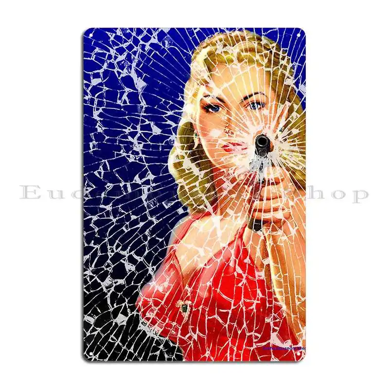 Shattered Again Metal Sign Wall Decor Mural Character Poster Cinema Tin Sign Poster