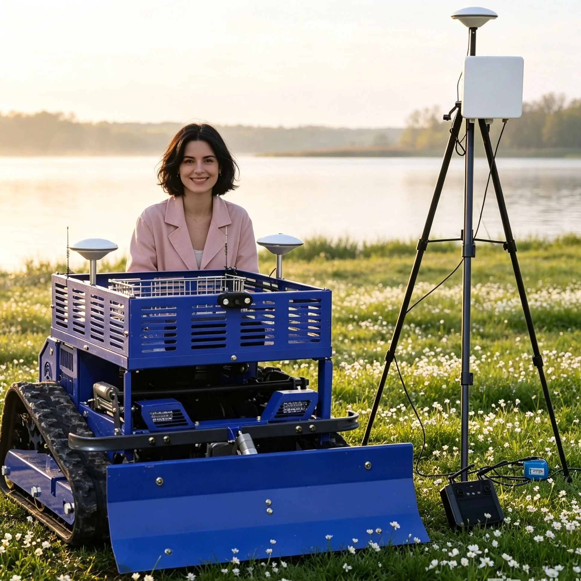 Customized For Private Garden 550 Series Remote Self‑Propelled Lawn Mower Optional GPS Module For Household Intelligent Mowing