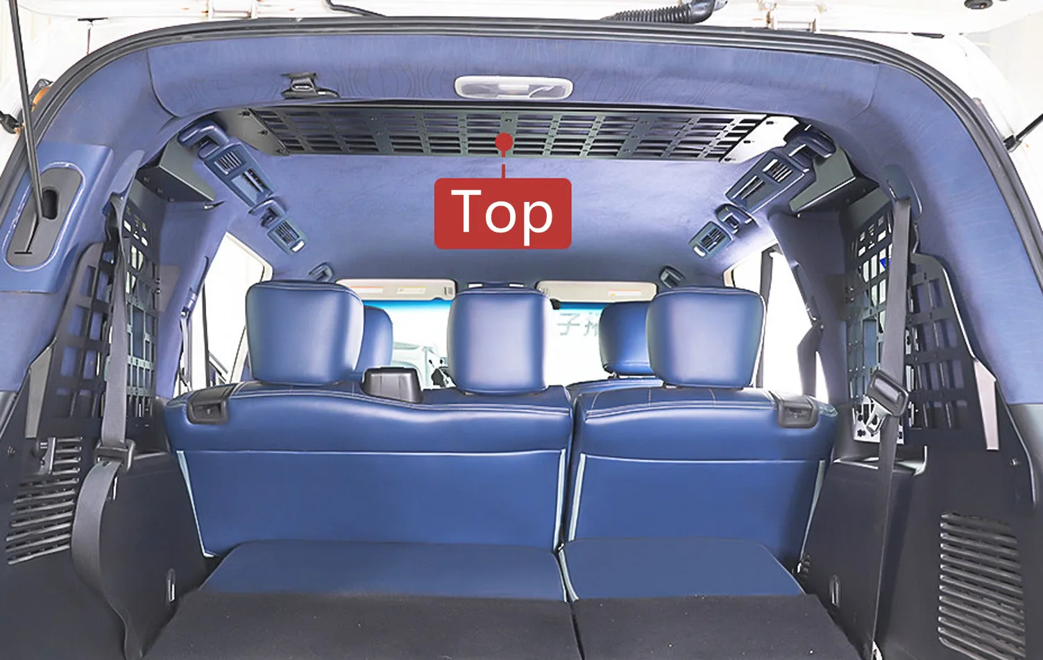 For Nissan Amarda Y62 2017-2024, Patrol Y62 2010-2024 Rear Trunk Shelf Modular Storage Racks Molle Panels Luggage Organizers