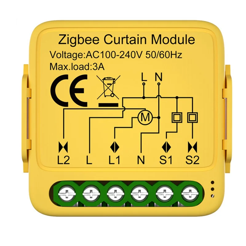 

Tuya Smart Curtain Switch Module Connected Roller Shutters Blind Motor Smart Life APP Works With Alexa Google Home-BCBW