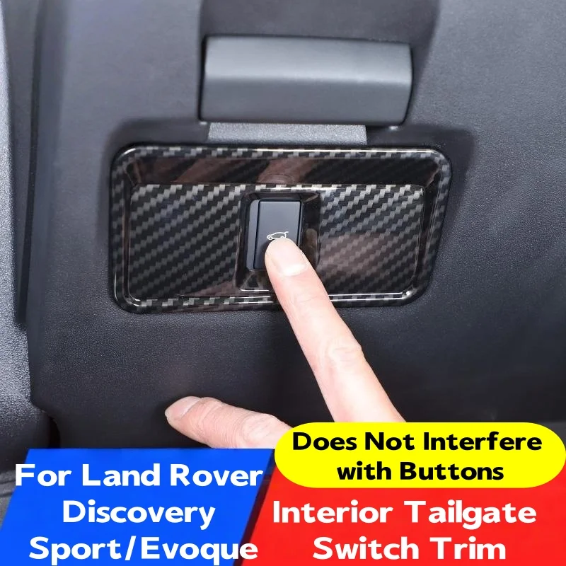 

For Land Rover Discovery Sport/Vogue L460 2024-2025 Trunk Door Electric Switch Button Frame Cover Trim Car Interior Accessories