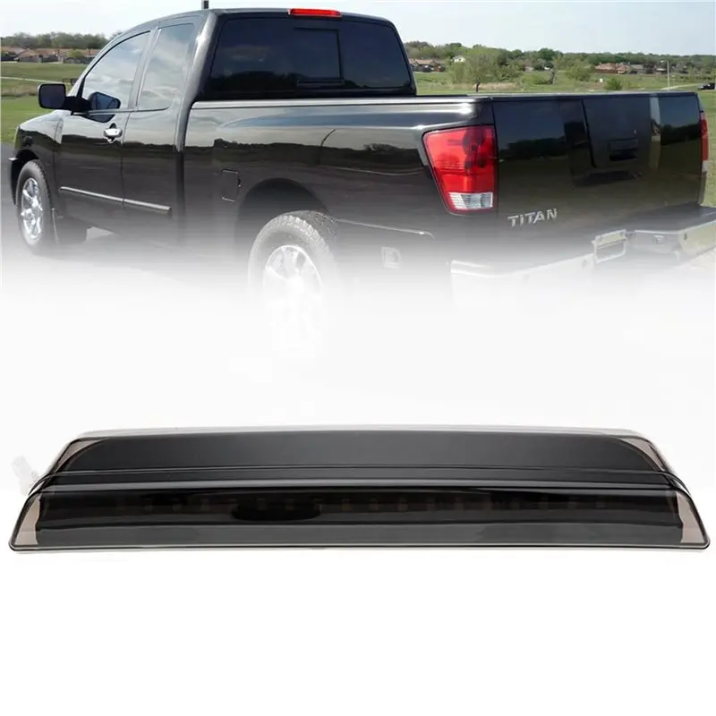 Dependable-2X LED 3Rd Brake Lamp High Mount Stop Light Rear Cargo Lamp For Nissan Frontier D40 2005-2015 Titan A60 2004-2015
