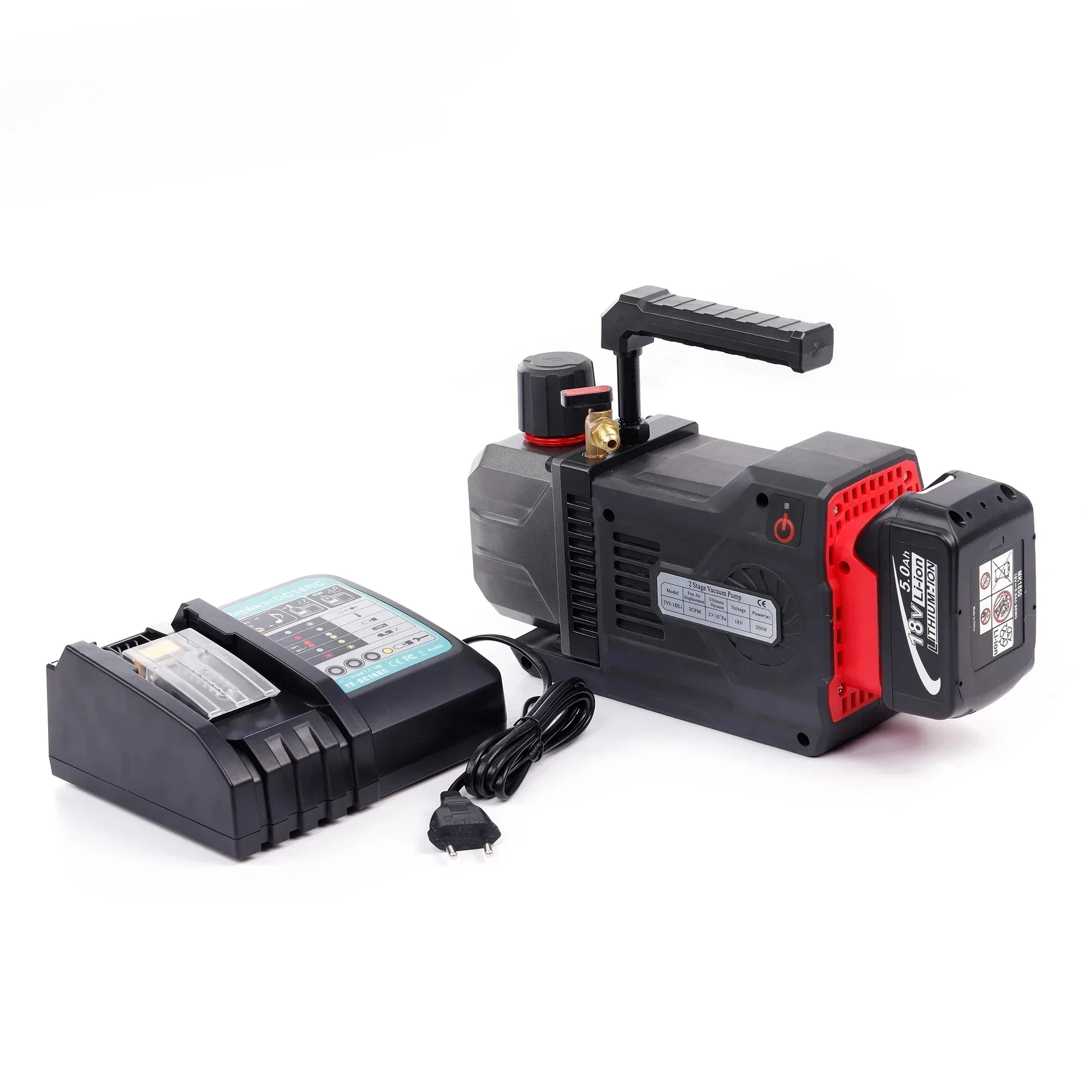 Wholesale for HVAC 18V Cordless Refrigeration DC Brushless Motor Pump R32 Lithium Battery vacuum pump