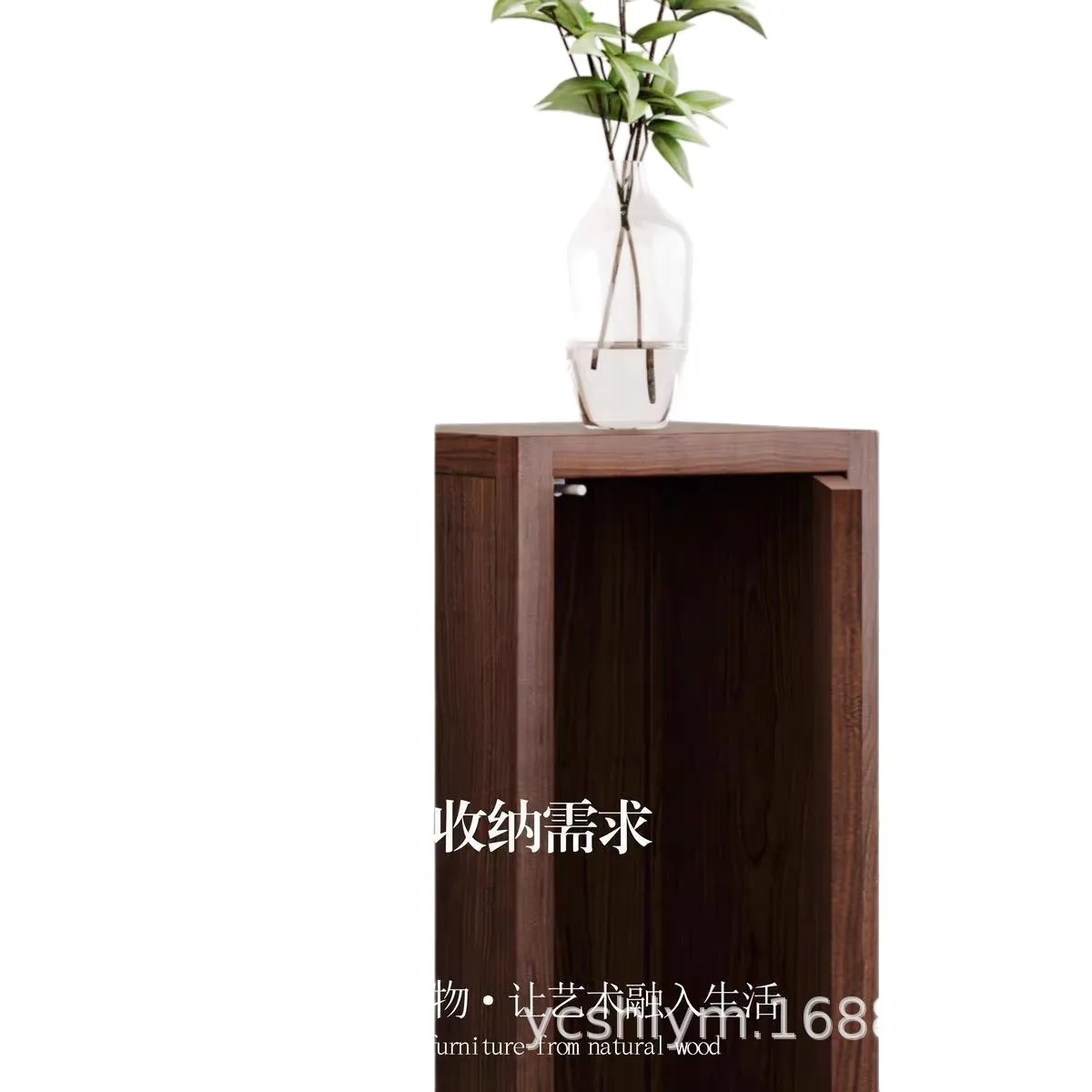 

Rack Solid wood living room locker Old elm locker Storage display cabinet B & B tea room Art decoration