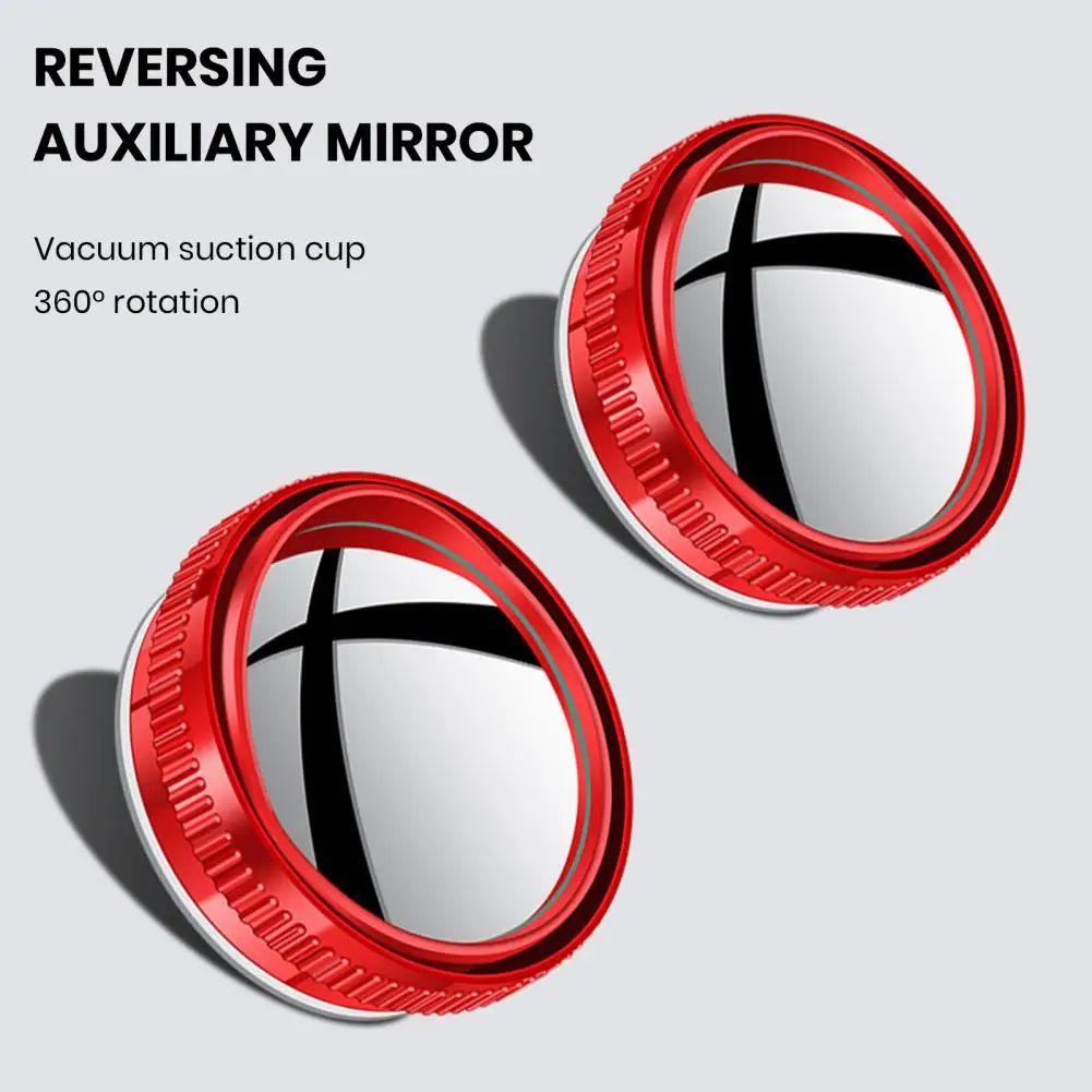 360-degree Rotation Blind Spot Mirror Universal Car Blind Spot Mirror Pair with 360° Rotatable Suction Cup Super Glass for Suv