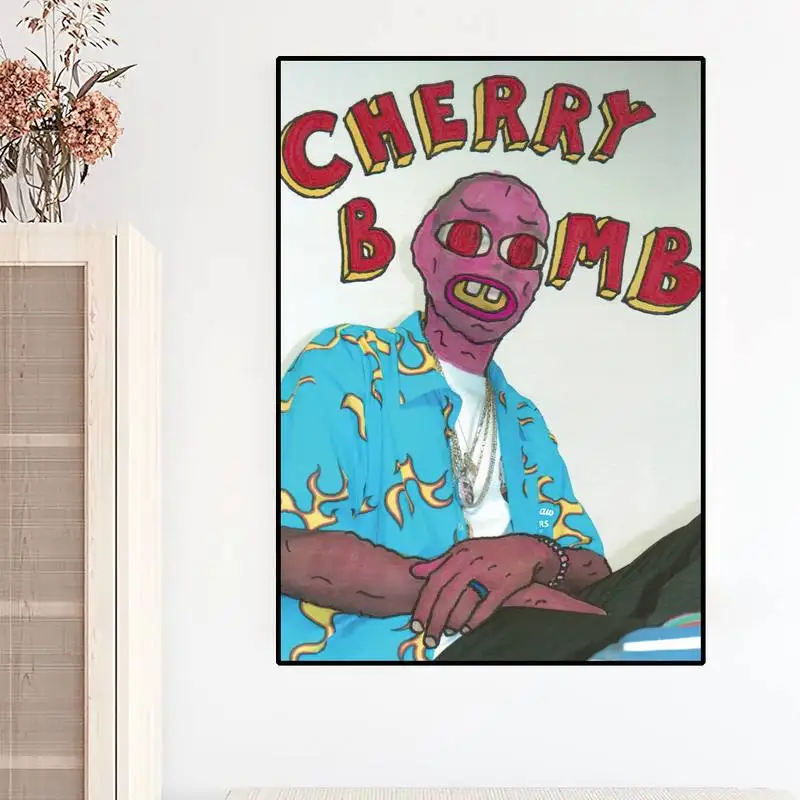 Raper Tyler The Creator wydruki plakat malarstwo ścienne sypialnia salon dekoracja domu