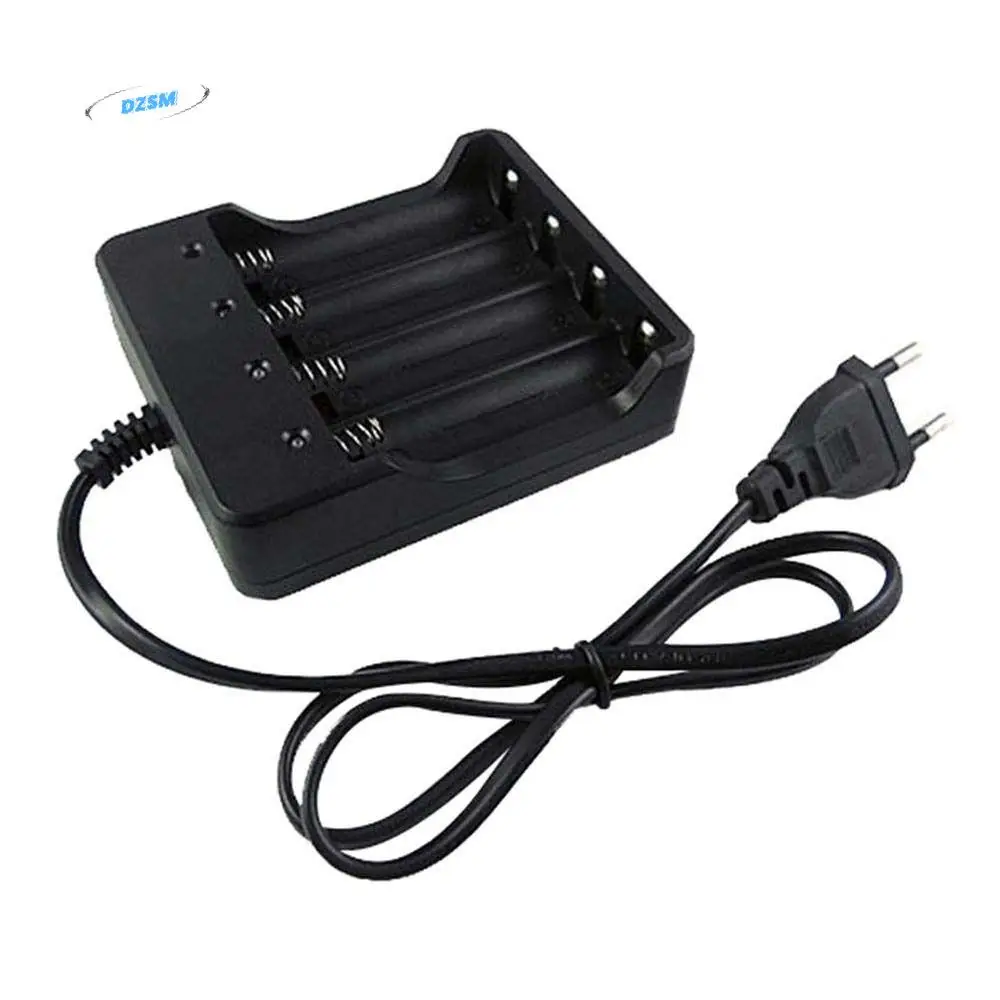 

Rechargeable 18650 Battery Charger 4 Slot Smart Charger Lithium Battery Charger Battery Charger Li-ion Battery Charger Adapter