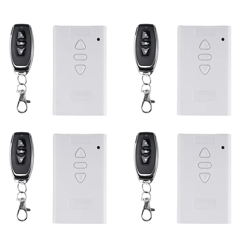 FULL-4X AC/DC 12V 24V 36V Motor Manual Controller Motor Remote Control Switch Forwards Reverse Up Down Stop With Limit Switch