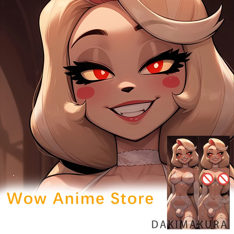 Dakimakura أنيمي تشارلي مورنينجستار فوتا مزدوجة الوجهين طباعة الحياة حجم الجسم كيس وسادة غطاء المخدة