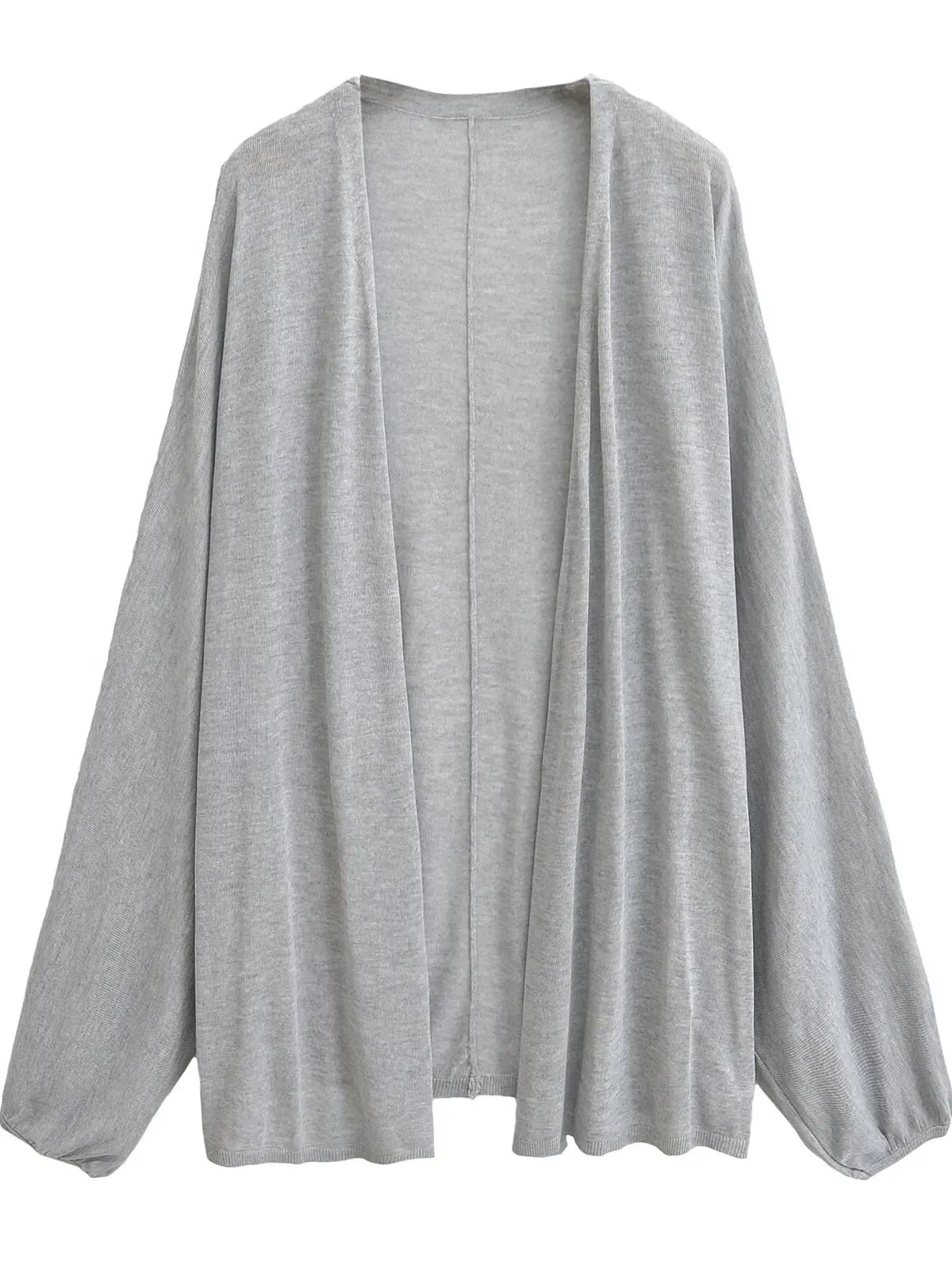 스트리트 슬레 루즈 롱 스웨이드 니트 자외선 차단 의류 통풍감 좋은 마르니레이지 슬레 가벼운 홀로우 아웃 스웨이드 탑스