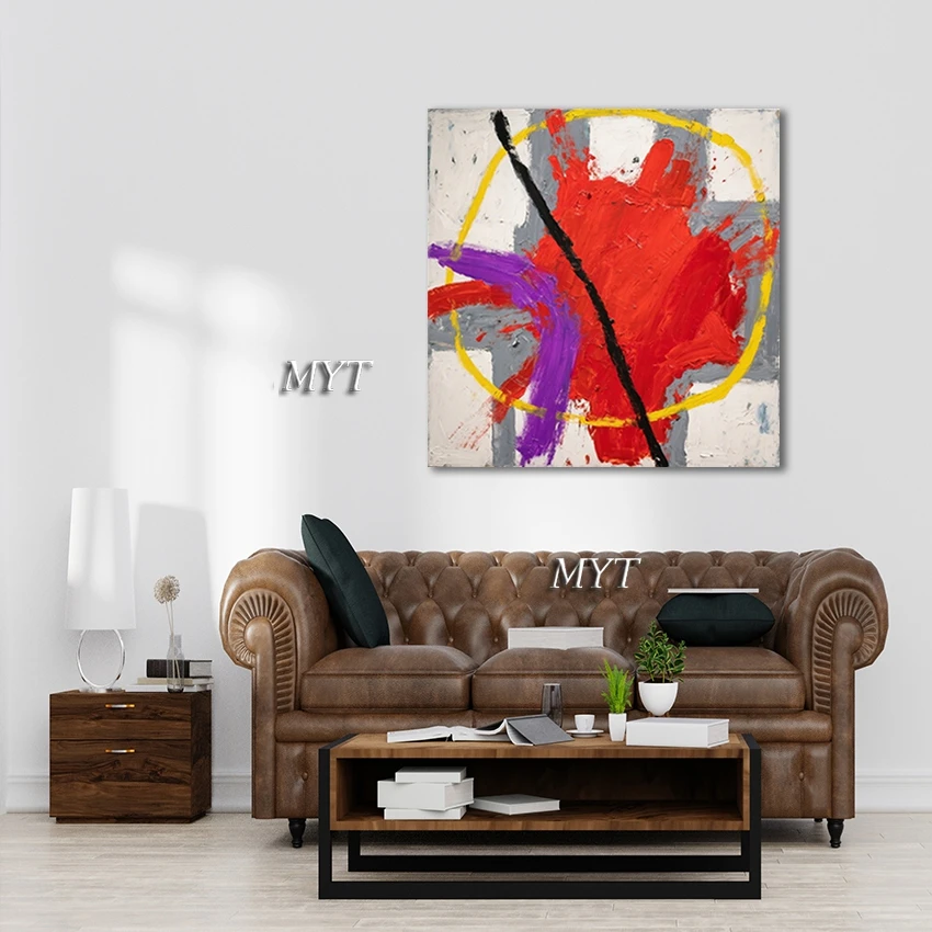 

Абстрактные картины маслом с ножом, дизайнерская стена на холсте, безрамная, художественная картина для украшения спальной комнаты, современный текстурированный ручной рисунок