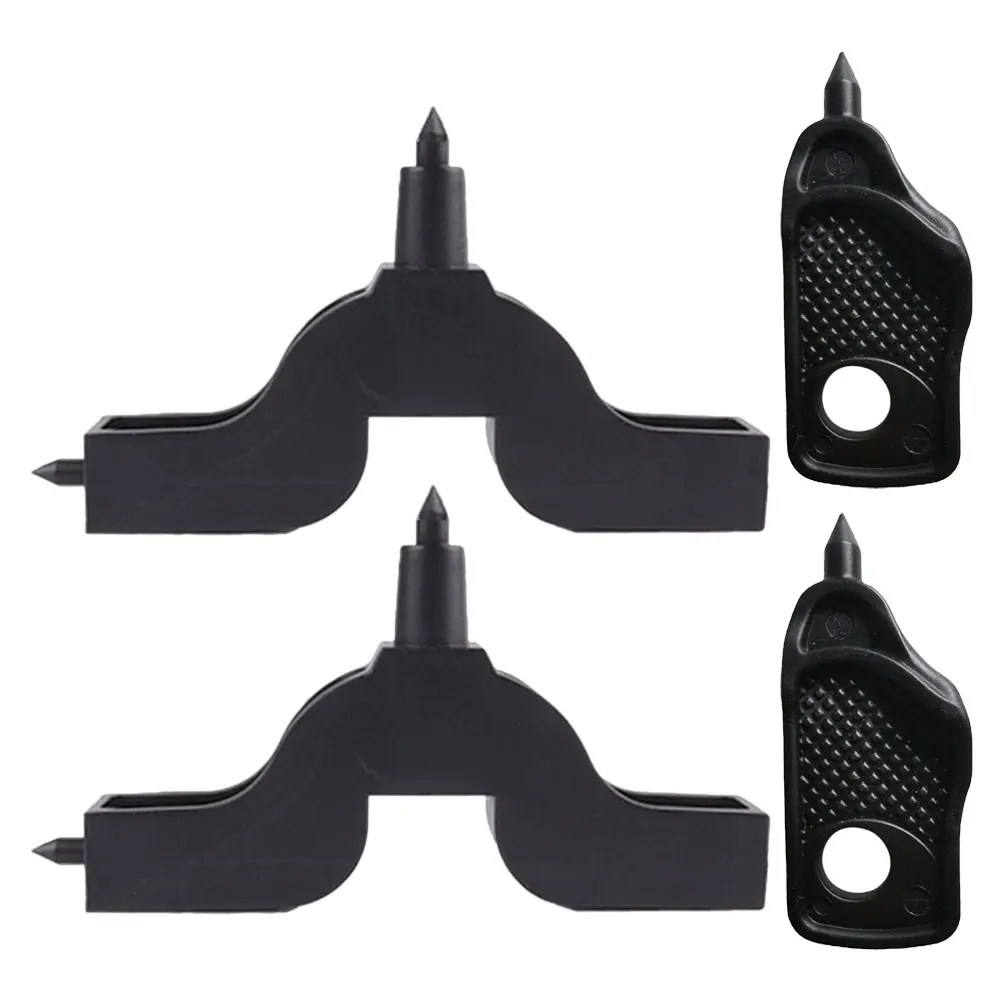 

4 Pcs Hole Punch Drip Irrigation Tube Installer Plastic Tool Watering Hose Puncher Gardening Tubing Black