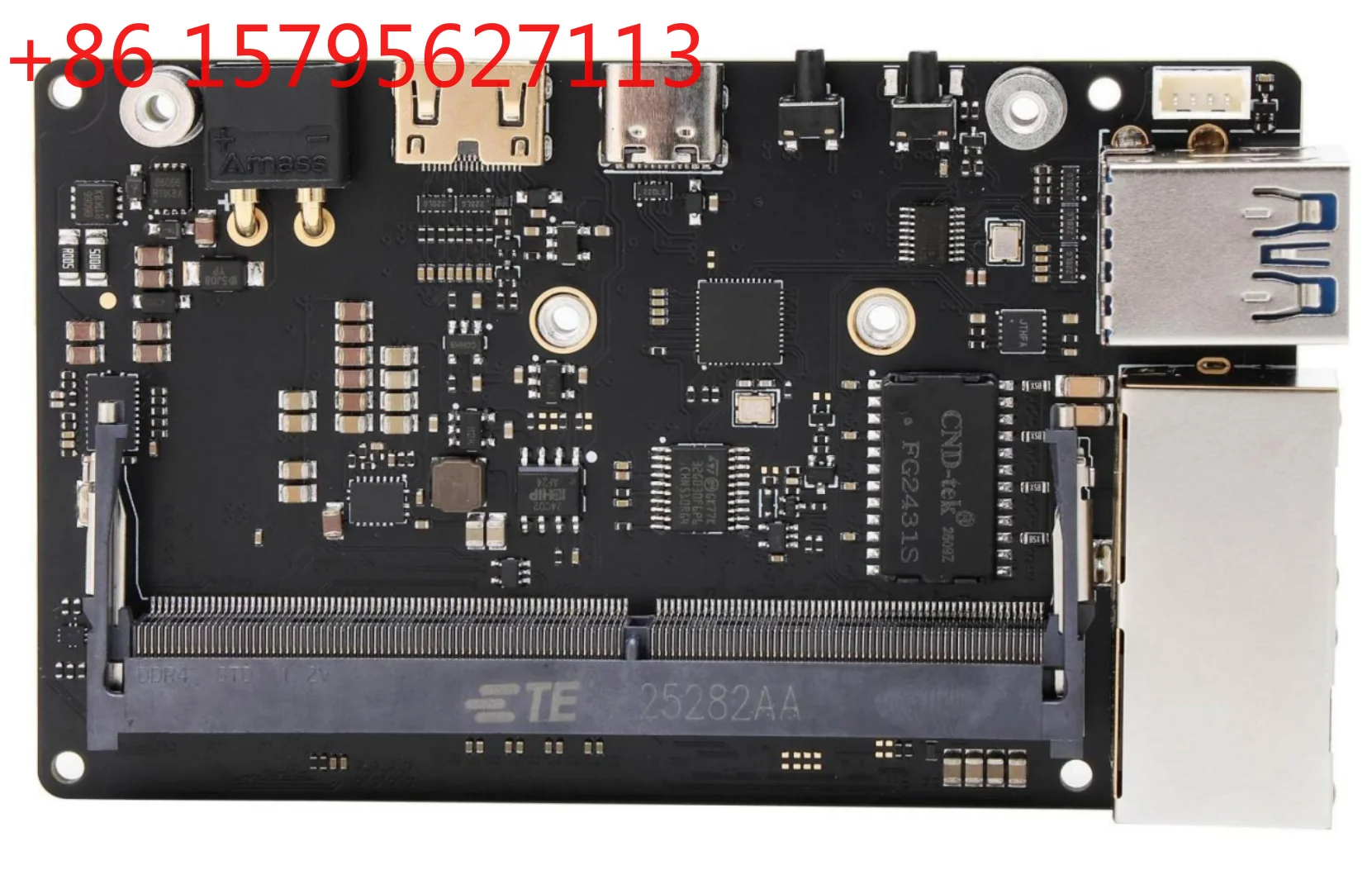 Placa base aplicable a NVIDIA Jetson Orin Nano/NX, placa de desarrollo de IA para computación en el borde