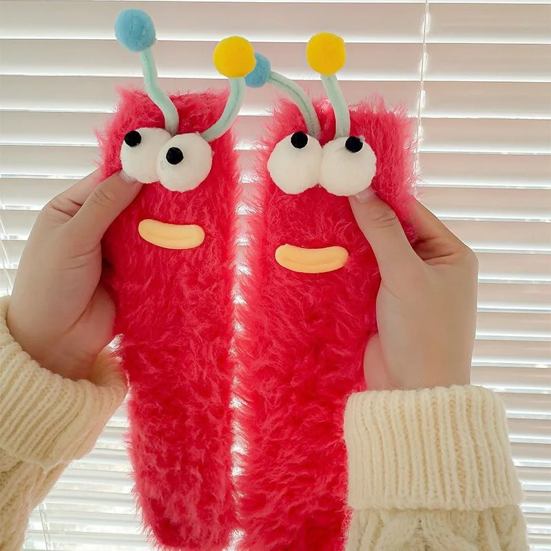 Fluffy Funny Socks Autumn Winter Coral Fleece Floor Stocking ABDL Sleep Sock Soft Cozy Fuzzy Cute Mid-tube Socks 36-40 Size view 5