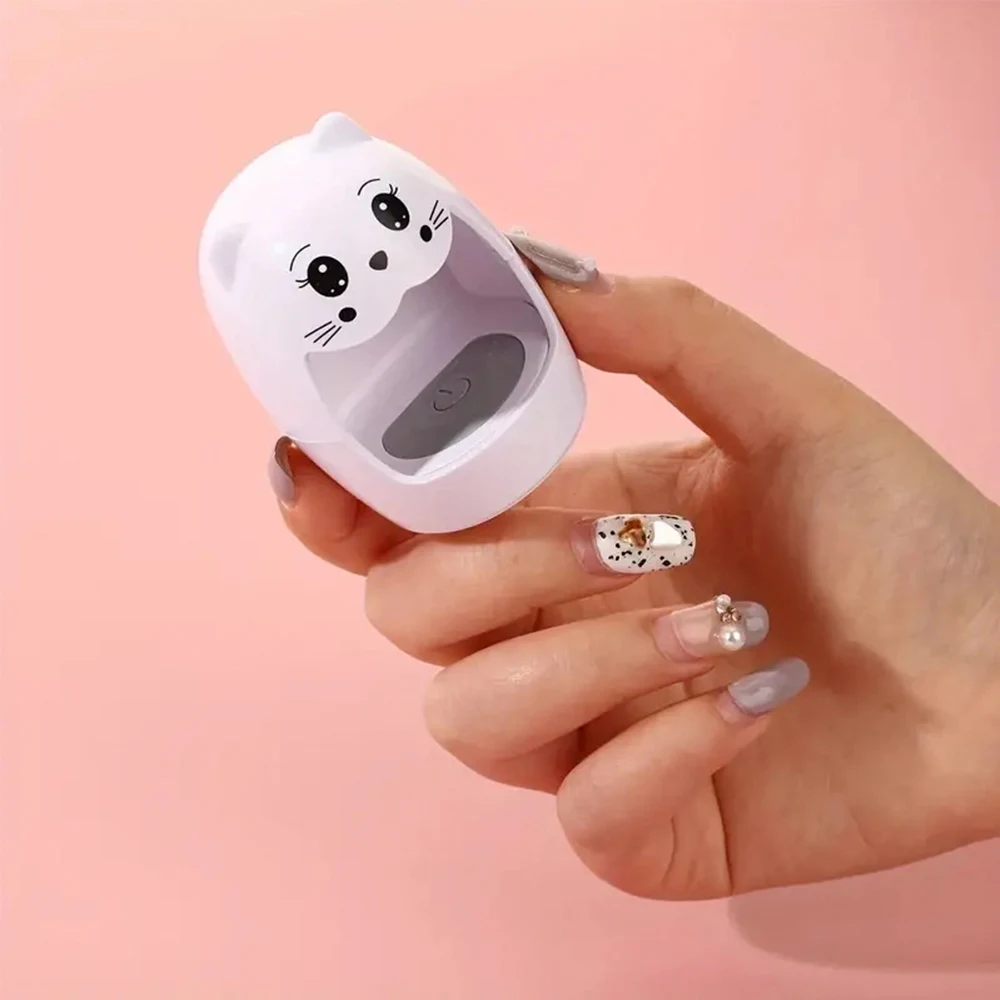 Yikoolin secador de unhas uv lâmpada led para manicure recarregável secagem rápida unhas gel polonês lâmpada ferramenta da arte do prego uso em salão de beleza em casa