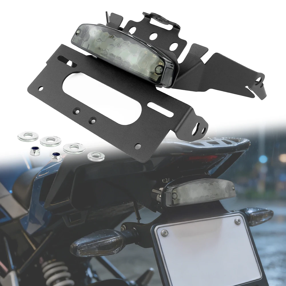 Tail Tidy Fender Eliminator For BMW G310GS G310R 2017-2024 G 310 R G310 GS Motorcycle Rear License Plate Holder Bracket Light