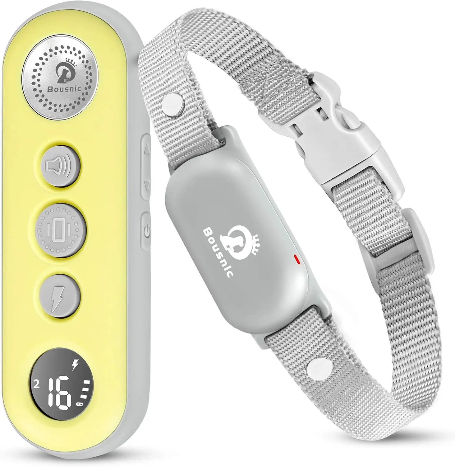 

Remote Dog Training Collar with Beep, Vibrate, and Safe Shock Modes for 10-120lb Dogs, Waterproof and Rechargeable
