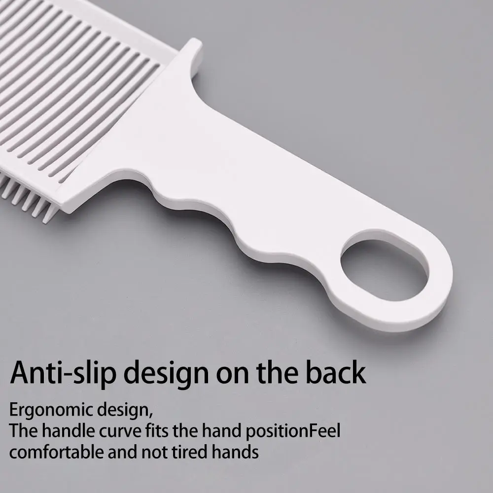 Curved Barber Comb For Men Comb Portable Hairdressing Tool Haircut Clipper Comb For Home Salon Professional Curved Positioning