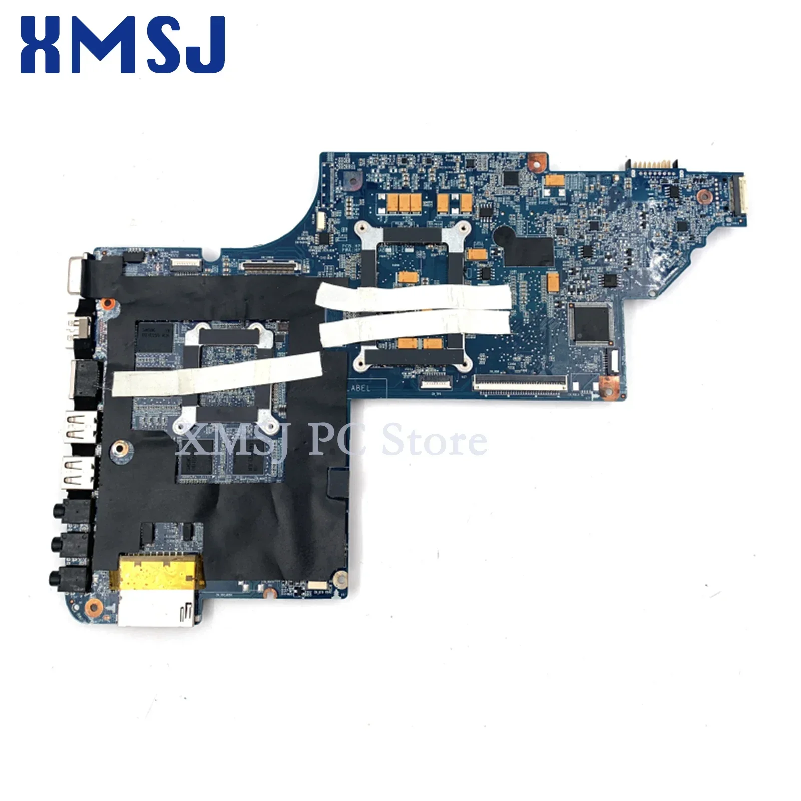 XMSJ For Hp Pavilion DV6 DV6-6000 Laptop Motherboard 665343-001 705188-001 HM65 DDR3 HD6770M Video Card 1GB