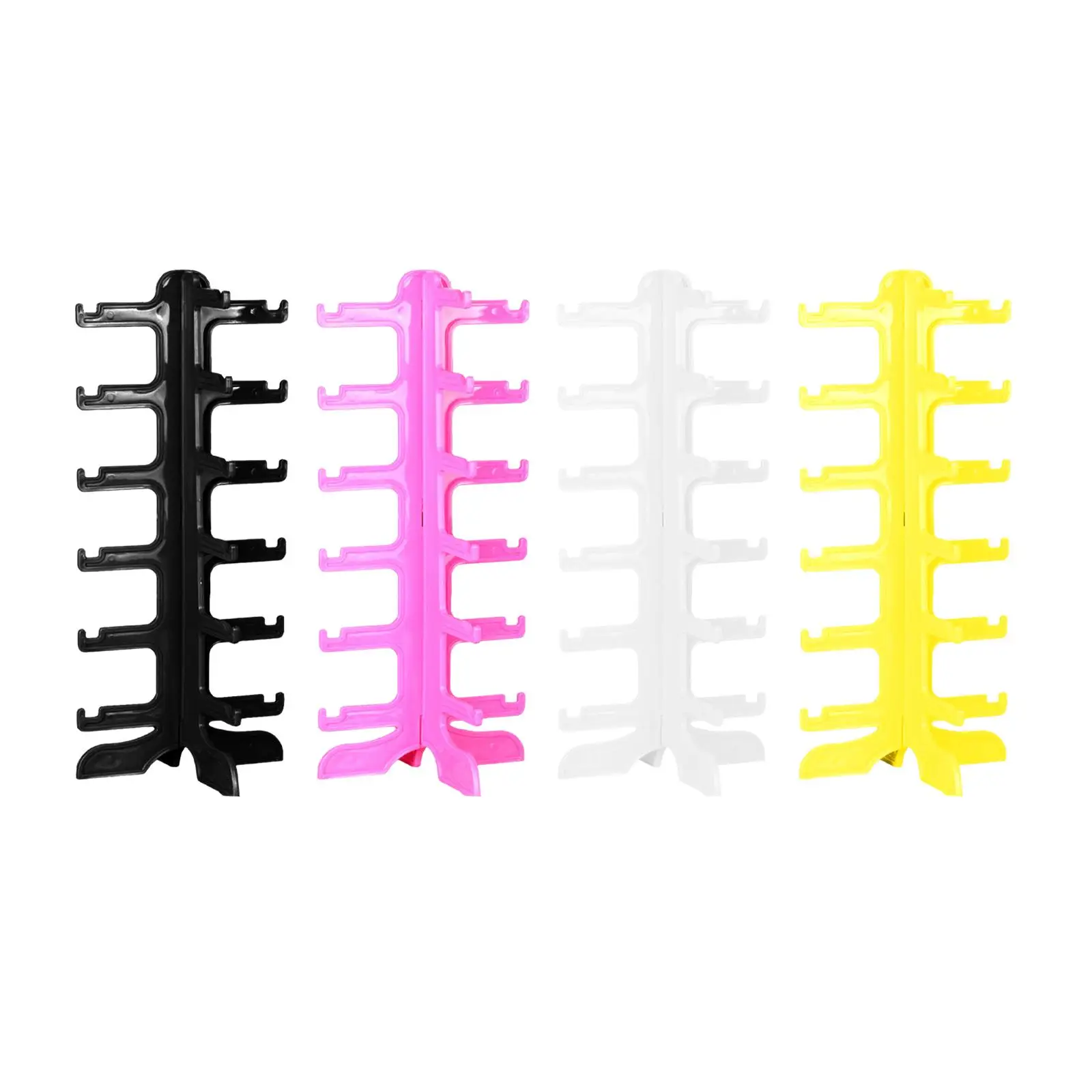 Multi Sunglasses Organizer 6 Pairs Sunglasses Rack Jewelry Display PVC Eyeglasses Display Rack for Collectibles Living Room