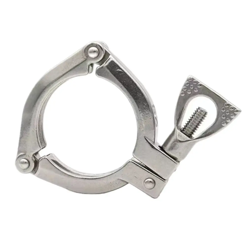 

Stainless steel clamp three-section fastener fastener 304 sanitary grade ISO precision cast collar pipe chuck 1.5inch