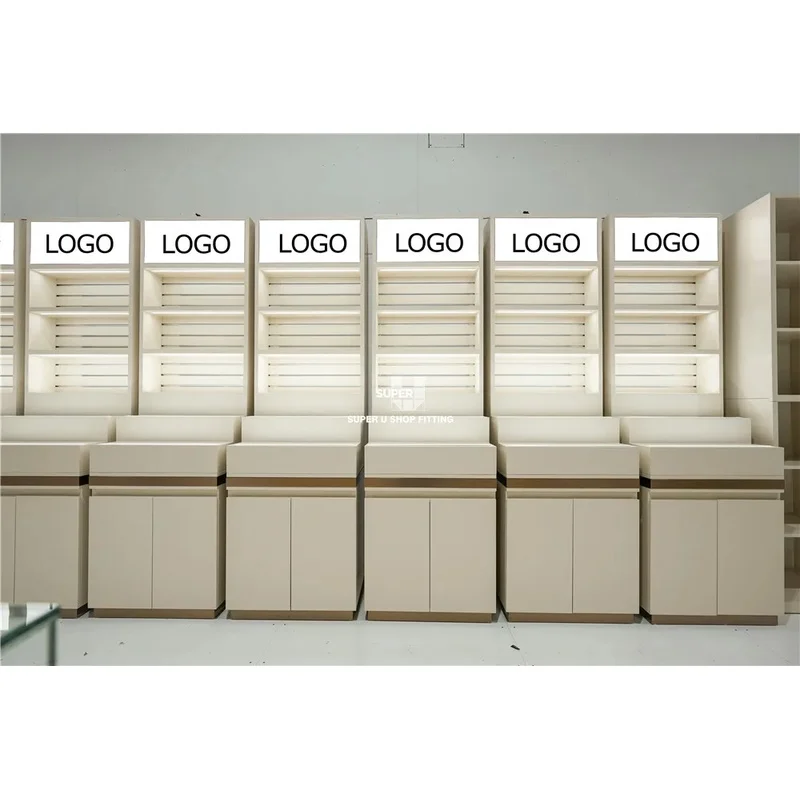 custom.Bespoke Retail Jewelry Display Cabinet, Premium Millwork Joinery, Lighted Wall Showcase Shop Interior Fit-out
