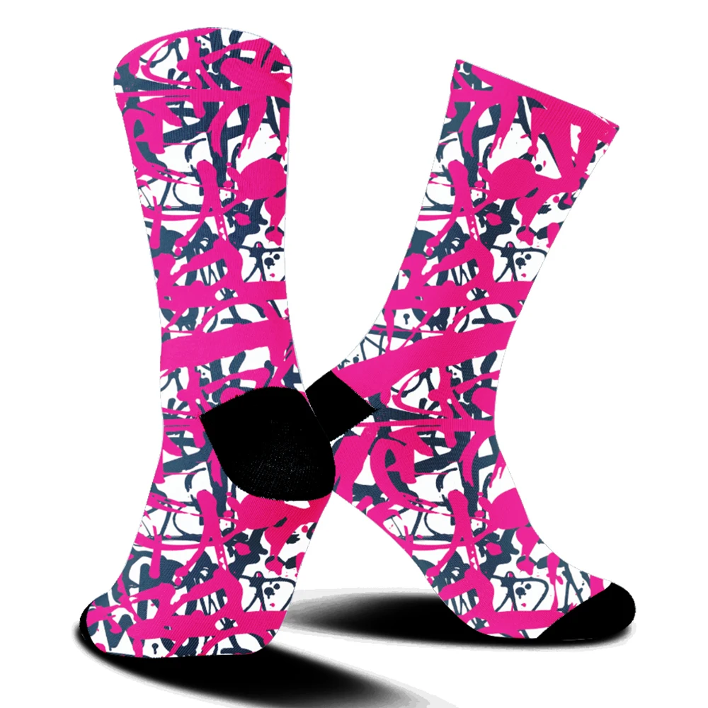 

Highly elastic and breathable cycling socks New anti slip and sweat absorbing ankle protection, professional sports style