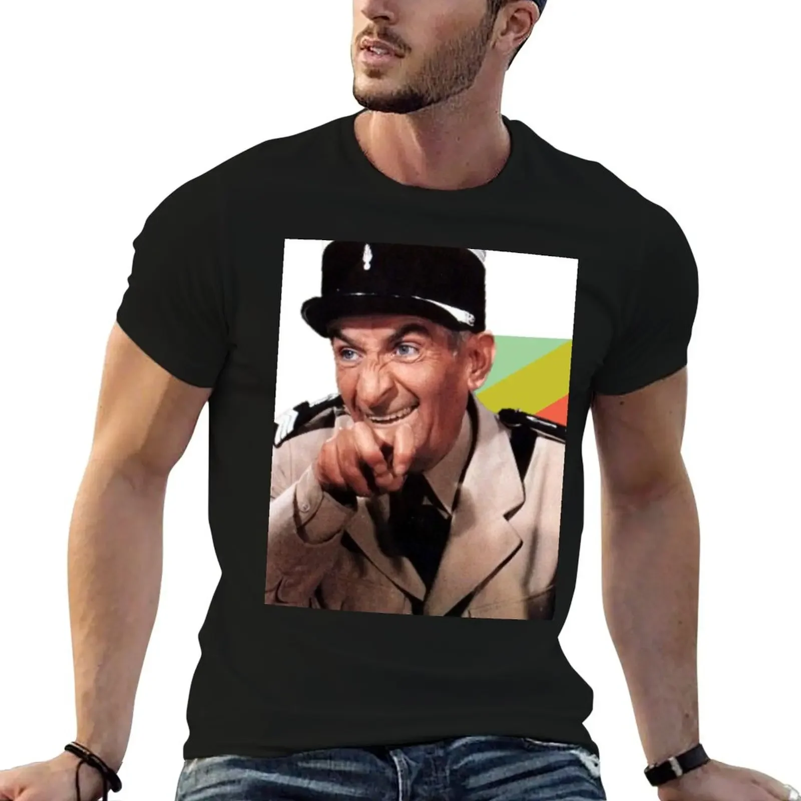 Louis de Funes Grimace T-Shirt Funny t-shirts valentines boutique clothes funny meme t-shirts funny gifts mens fashion