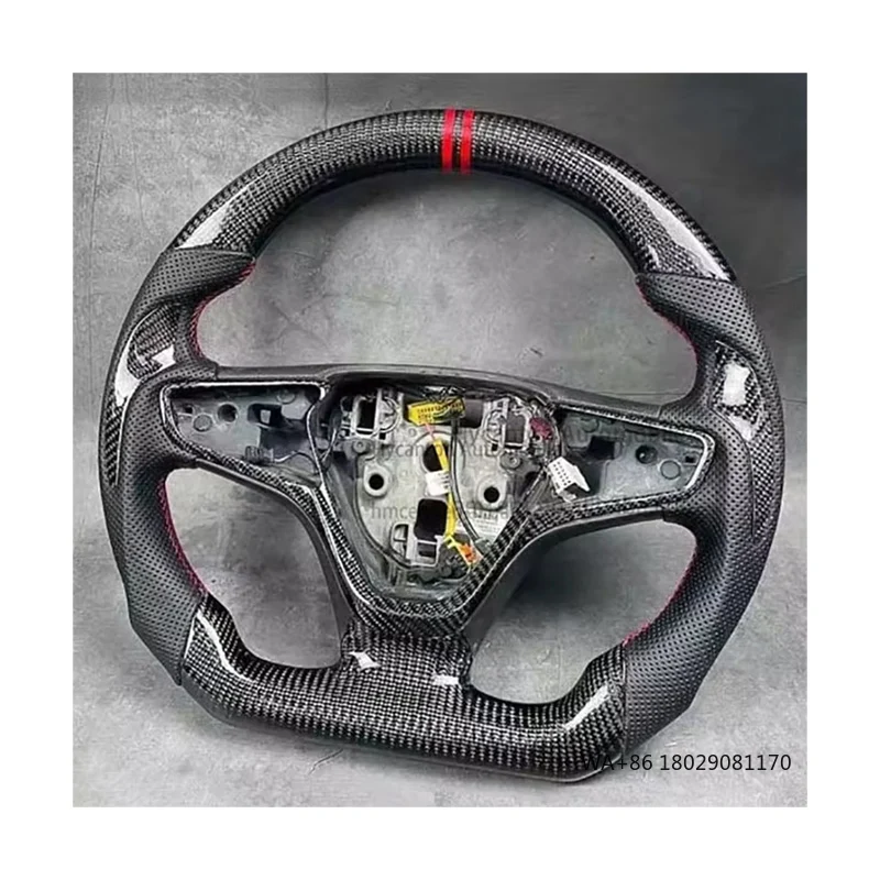 

Factory Wholesale Price High Quality Auto Leather Carbon Fiber Steering Wheel for Chevrolet Cruze Steering Wheel
