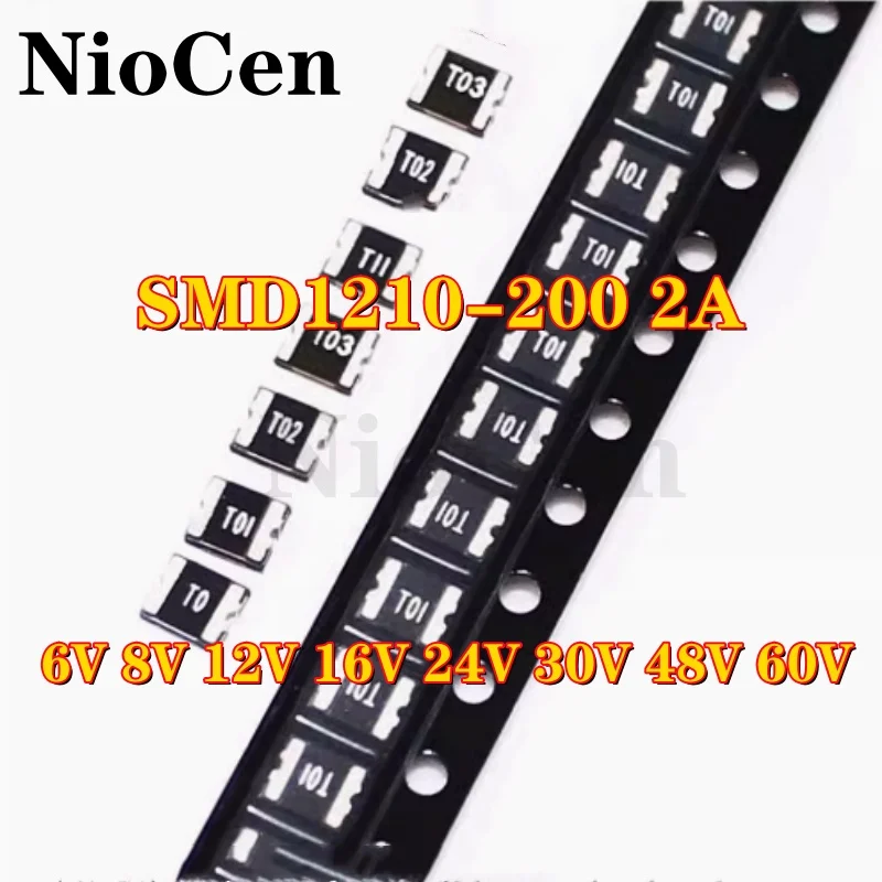 

（10pcs）SMD1210-200 2A 6V 8V 12V 16V 24V 30V 48V 60V SMT Self Recovery Fuse